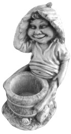 Figura z betonu donica SKRZAT (F26) ALA-SHOP