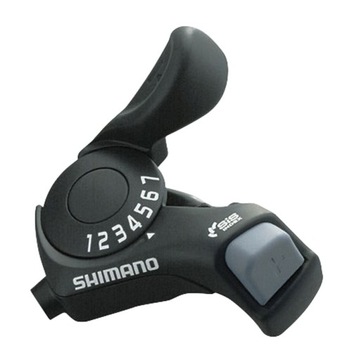 Manetka przerzutki Shimano Tourney L-TX30-7R prawa 7 rzędowa