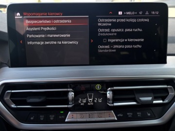 BMW X3 G01 SUV Facelifting 2.0 30i 245KM 2022 BMW X3 M-Pakiet, Hak, Fotel sportowy, Lasery, FV-2, zdjęcie 16