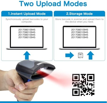 считыватель кодов 2,4G/BT/подставка для кабеля/1D/2D/QR/Aztec