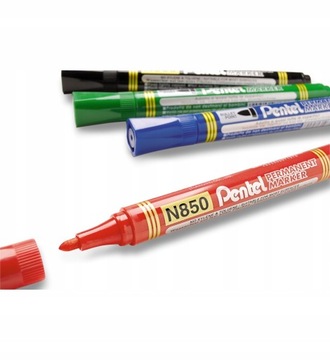 ПЕРМАНЕНТНЫЙ МАРКЕР PENTEL N850 ЗЕЛЕНЫЙ КРУГЛЫЙ
