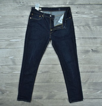 LEVIS Lot 511 Męskie Spodnie Jeansowe Jeansy W33 L34