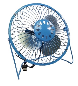 WENTYLATOR USB WIATRAK BIURKOWY STOŁOWY MAŁY I MOCNY WIATRACZEK PRZENOŚNY