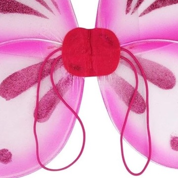 SKRZYDŁA WRÓŻKI STRÓJ MOTYLKA ELF WRÓŻKA MOTYL PRZEBRANIE NA BAL KARNAWAŁ