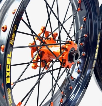 Колеса SM 17 дюймов передние и задние для мотоциклов KTM EXC(-F) и SX(-F) 2003–2024 гг.