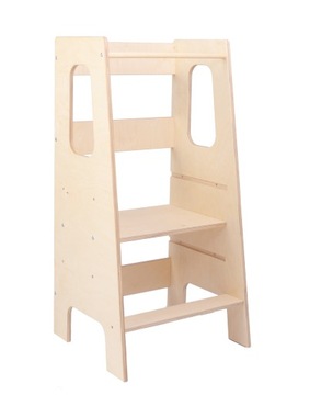 КУХОННЫЙ ПОМОЩНИК КУХОННЫЙ ПОМОЩНИК ПОДСТАВКА Башня Монтессори - покрыта воском