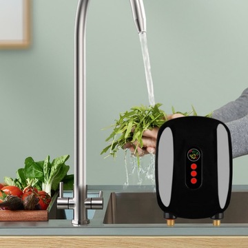 Маленький безрезервуарный водонагреватель с ЖК-дисплеем мощностью 6,5 кВт