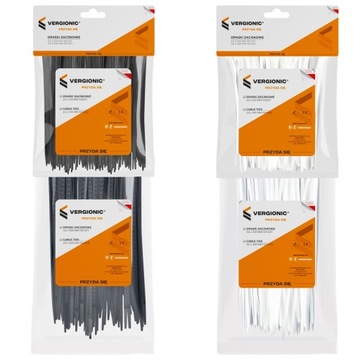 НАБОР КАБЕЛЬНЫХ Стяжек КАБЕЛЬНЫЕ Стяжки STRONG UV MIX 200 шт.