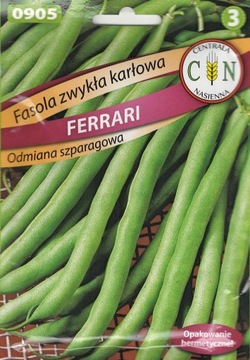 Fasola Ferrari szparagowa karłowa krzaczasta bezłykowa smaczna odporna