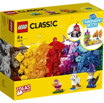 LEGO CLASSIC 11013 KREATYWNE PRZEZROCZYSTE KLOCKI