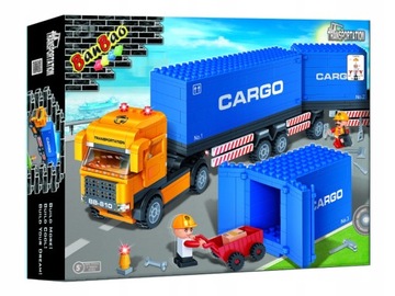 Klocki BanBao Tir z kontenerem 8763 562 elementy