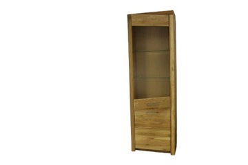 WITRYNA dębowa drewniana DĄB SŁUPEK 204 cm