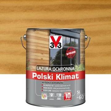 LAZURA V33 POLSKI KLIMAT 10 LAT 5L BEZBARWNY