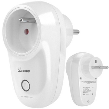 Умная розетка Sonoff S26 R2 Type E, Wi-Fi, 4000 Вт, 16 А eWeLink