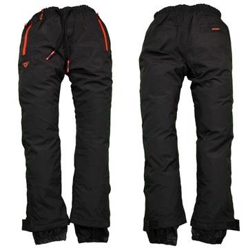 Spodnie ZIMOWE Ocieplane NARCIARSKIE Polar 128
