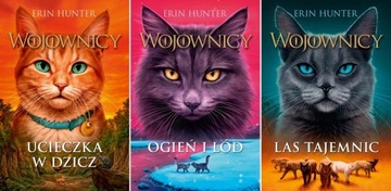 WOJOWNICY Seria Pierwsza Erin Hunter Tomy 1-3