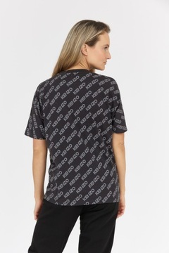KENZO PARIS - Czarny t-shirt damski w logo L