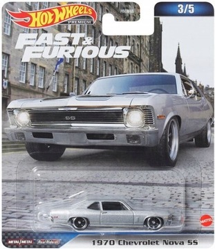 HOT WHEELS PREMIUM 1970 CHEVROLET NOVA SS FAST & FURIOUS