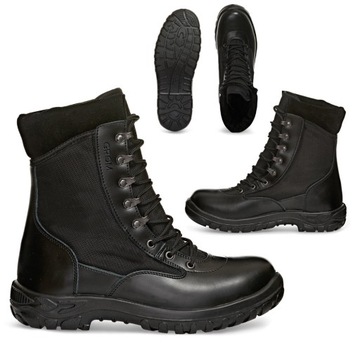 PROTEKTOR Czarne Wojskowe Trekkingowe GROM r 43