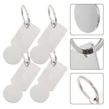 Открывалка для корзины Metal Cart Token 4 шт.