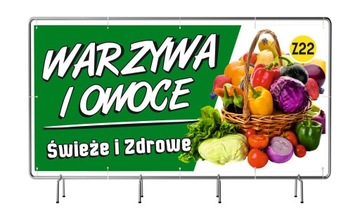 РЕКЛАМНЫЙ БАННЕР 2х1м картофель яйца фрукты мед