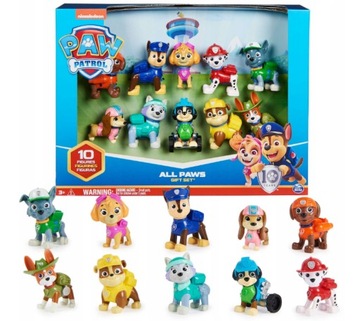 НАБОР «ЩЕНЯЧИЙ ПАТРУЛЬ» ИЗ 10 ФИГУРОК СОБАКИ SPIN MASTER