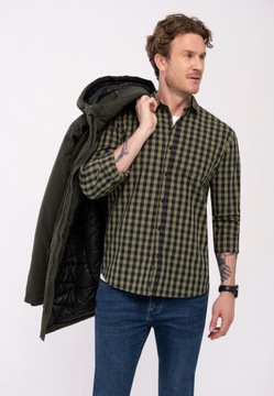 МУЖСКАЯ РУБАШКА VOLCANO K-OVAR СТАНДАРТНОГО КРОЯ L