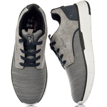Sneakersy męskie 13635-42 grey szare r. 45