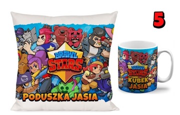 НАБОР ПОДУШЕК-КРУЖЕК BRAWL STARS ПОДАРОК ​​НА ДЕНЬ РОЖДЕНИЯ ГЕЙМЕРУ