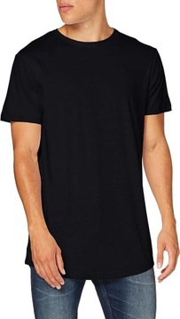 Build Your Brand T-shirt męski okrągły dekolt BY028 rozmiar S czarny