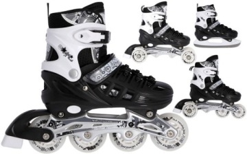 Роликовые коньки NILS 4в1 Рекреационные роликовые коньки Регулируемые роликовые коньки 31-34