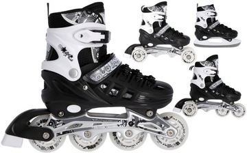Роликовые коньки NILS 4в1 Рекреационные роликовые коньки Регулируемые роликовые коньки 39-42