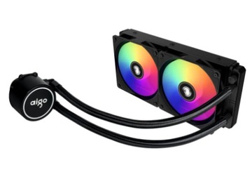 Chłodzenie WODNE AIGO 2x 120 RGB AM3+ AM3 AM4 INTEL LGA 2066 1150 1155 1151