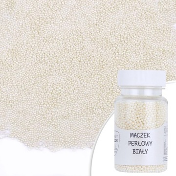 Posypka MACZEK BIAŁY PERŁOWY Sweet Decor, 50 g