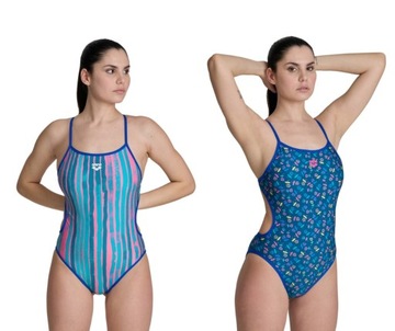 Strój kąpielowy damski sportowy treningowy Arena Reversible Challenge R.D38