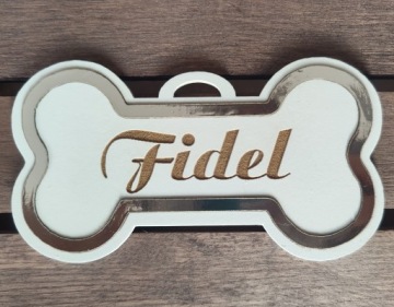 КУЛОН «РОЖДЕСТВЕНСКАЯ ЕЛКА» ДЛЯ СОБАКИ, ПРАЗДНИЧНАЯ ГРАВИРОВКА