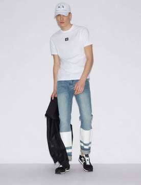 Spodnie ARMANI EXCHANGE męskie jeansy slim W32