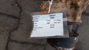 BMW E38 ZADNÍ NÁPRAVA 3,0TD