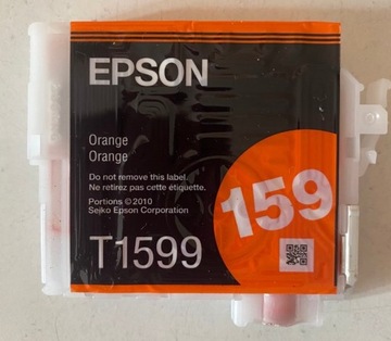 EPSON CARTRIDGE T1599 ОРАНЖЕВЫЕ ЧЕРНИЛА ОРИГИНАЛ ПУСТОЙ