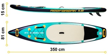 Весло Reefbreak надувная доска для SUP 350см + весло и насос