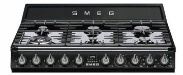 ОТДЕЛЬНО СТОЯЩАЯ КУХНЯ С ГАЗОВОЙ ПЛИТКОЙ Духовки SMEG TR93BL РОЗЕТКА