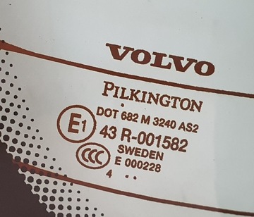 SZYBA TYŁ TYLNA VOLVO S80 I