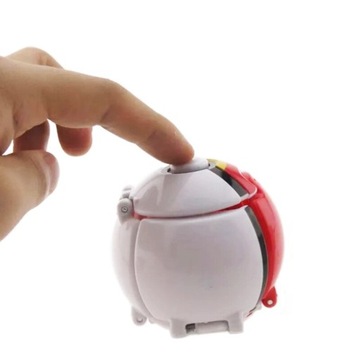 4 шт. POKEMON GO PIKACHU POKEBALL ТРАНСФОРМАЦИЯ ФИГУРКА ИГРУШКА