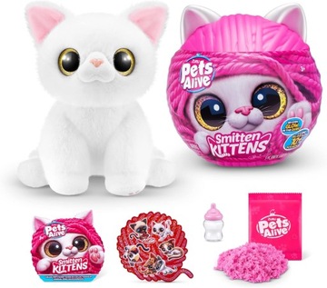 Плюшевый интерактивный талисман кота ZURU Pets Alive Smitten Kittens 1 шт.