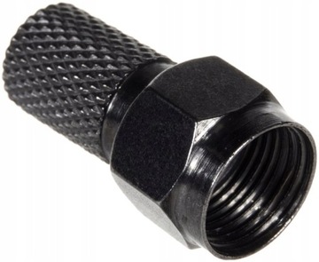 Wtyk F satelitarny SAT TV metalowy na kabel 6,8mm