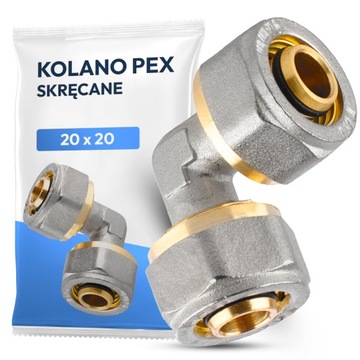 KOLANO PEX skręcane 20 mm ZŁĄCZKA ŁĄCZNIK