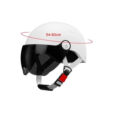 Kask motocyklowy Regulowany kask rowerowy dla dorosłych Mężczyźni Kobiety Biały