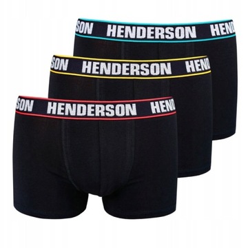 МУЖСКИЕ БОКСЕРЫ HENDERSON - ТРУСЫ RENE VILARD 41079 RNETS, упаковка из 3 шт., размер L