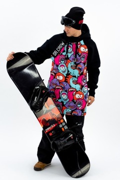 Męska Bluza Snowboardowa Colorful Monsters M