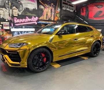 ШПОН ЗОЛОТАЯ ФОЛЬГА БЛЕСК ХРОМ ЗЕРКАЛО 152см